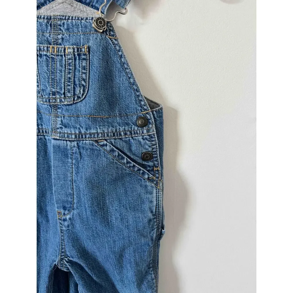 Gap Baby Toddler Lined Denim Overalls Jeans Blue Size 18-24 months
